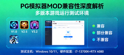 深度解析PG模拟器MOD兼容性多版本游戏运行测试环境